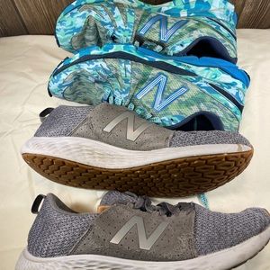 Two pairs of men’s New Balance shoes size 10.5 in used condition